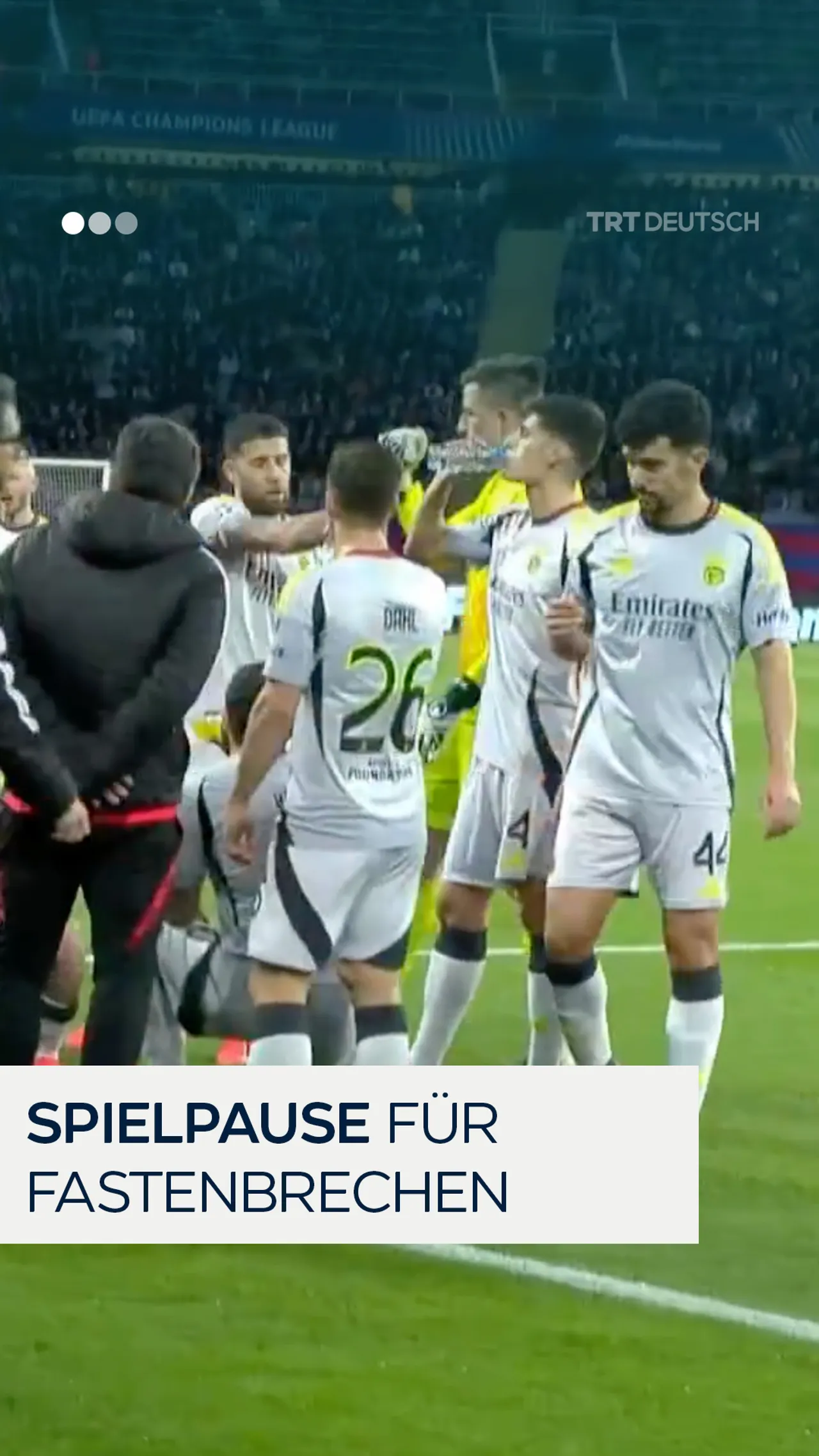 Spielpause für
Fastenbrechen